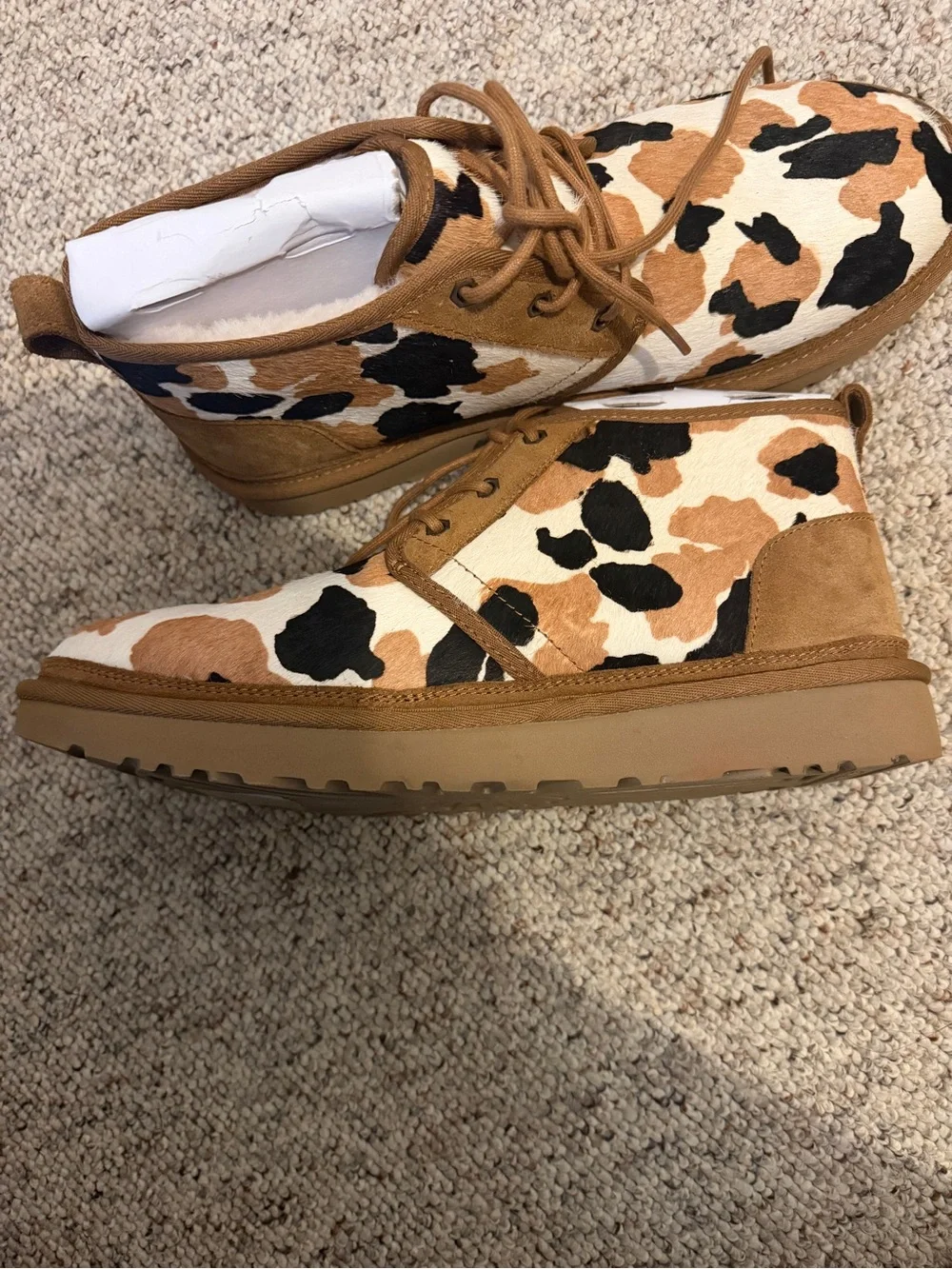UGG Men's Cow-Print Boots